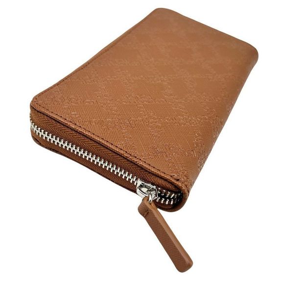 French Connection Marin Zip Around Organizer Wallet in Cognac - Picture 3 of 6